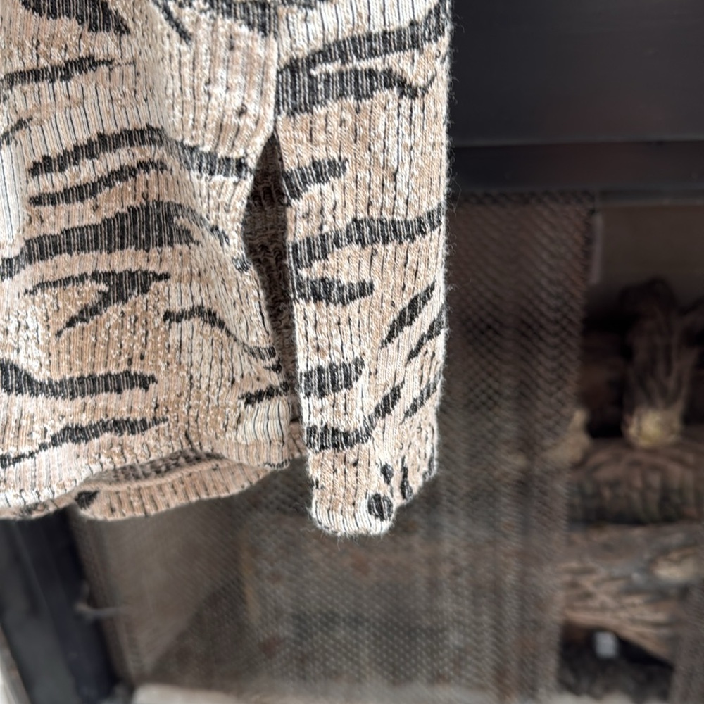 Chicos cardigan animal print long M - Picture 5 of 7